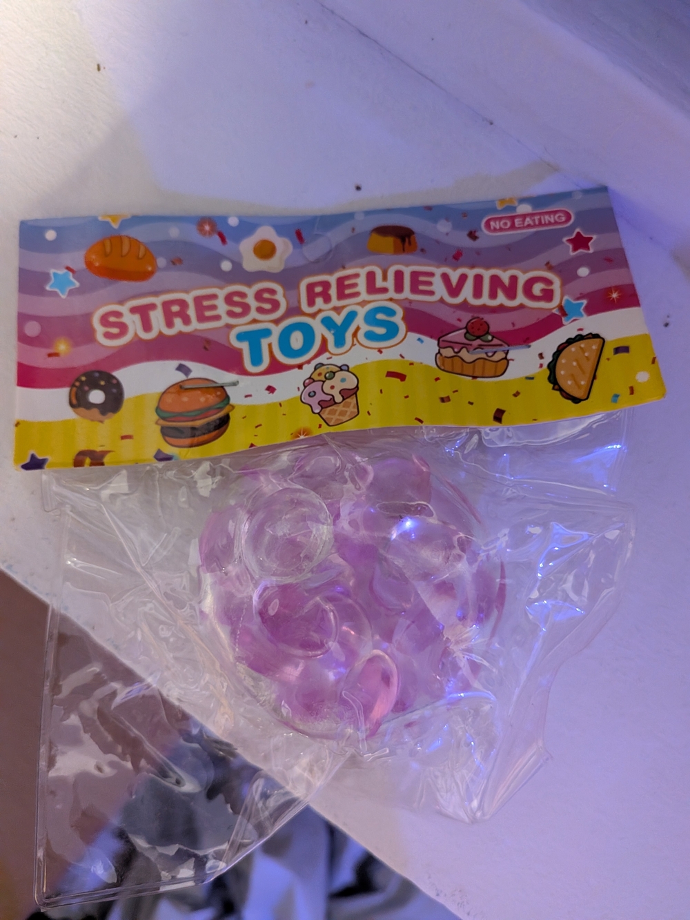 Stress Relieving Toys Purple Bubble Fidget Toy - Unbranded